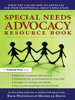 cover image of Special Needs Advocacy Resource
